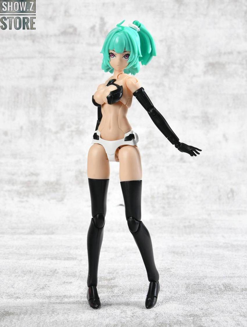 Eastern Model ATK Girl Xuanwu mint green hair figure black outfit Eastern Model ATK Girl Xuanwu mint green hair figure black outfit