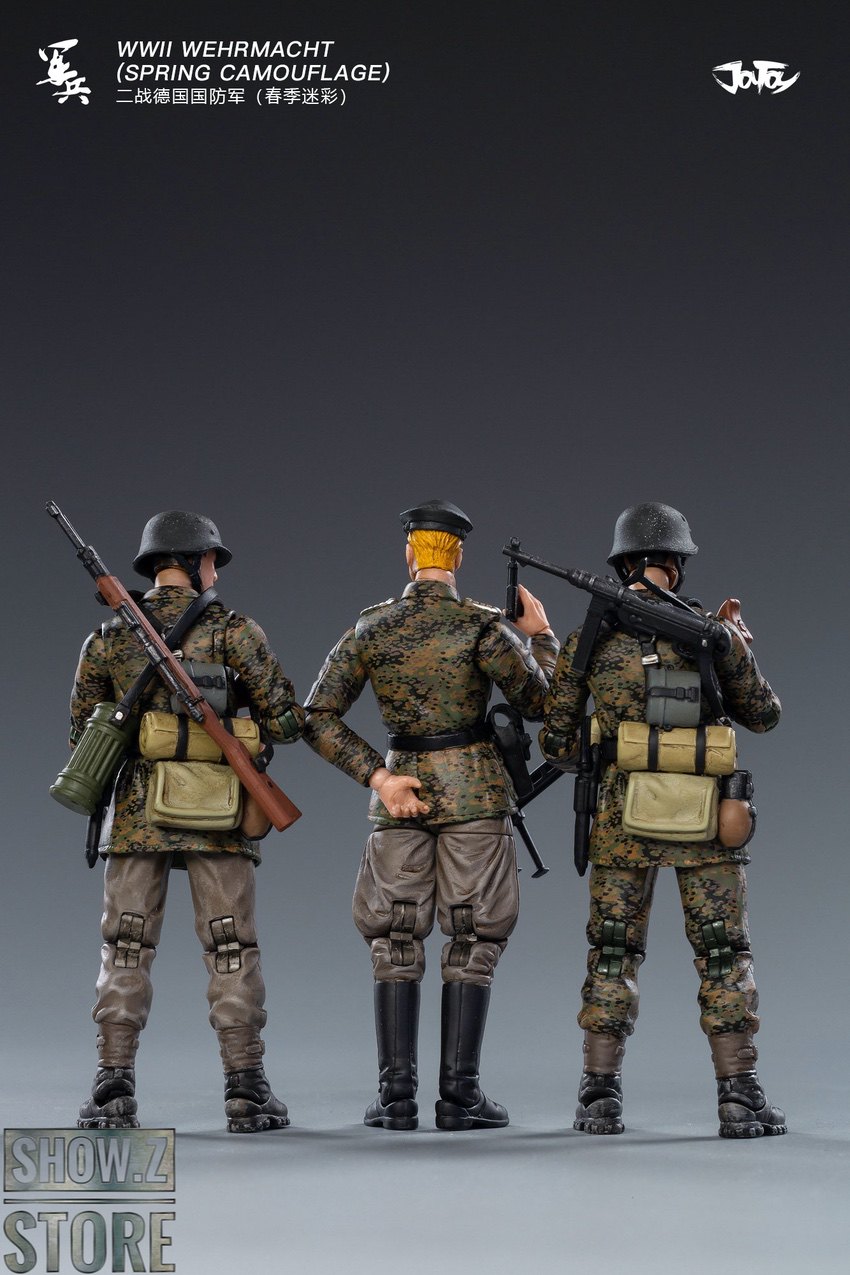 JoyToy WWII Wehrmacht soldiers weapons camouflage gear uniforms display JoyToy WWII Wehrmacht soldiers weapons camouflage gear uniforms display
