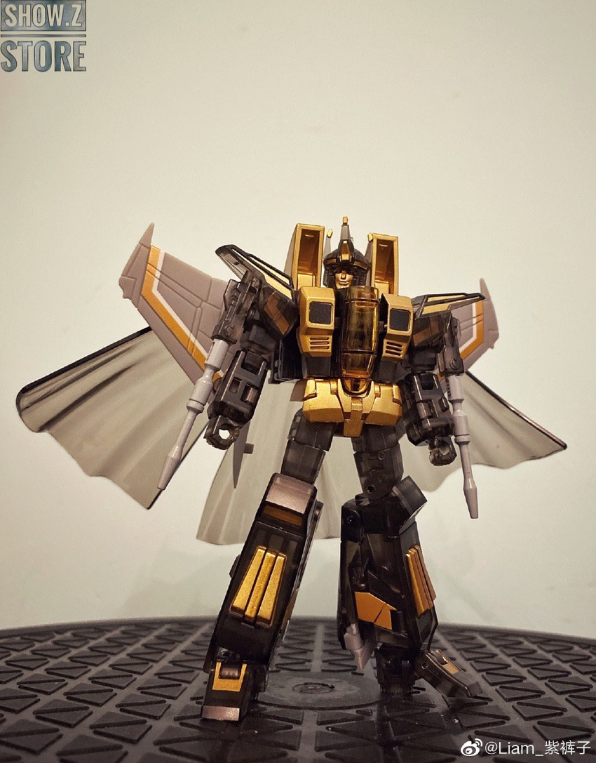 Newage H13D Hodur Starscream black and gold armor upgrade Newage H13D Hodur Starscream black and gold armor upgrade