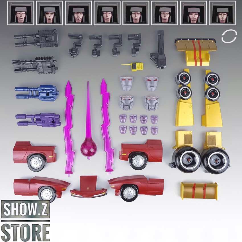 Comprehensive accessory set with multiple parts and weapons Comprehensive accessory set with multiple parts and weapons