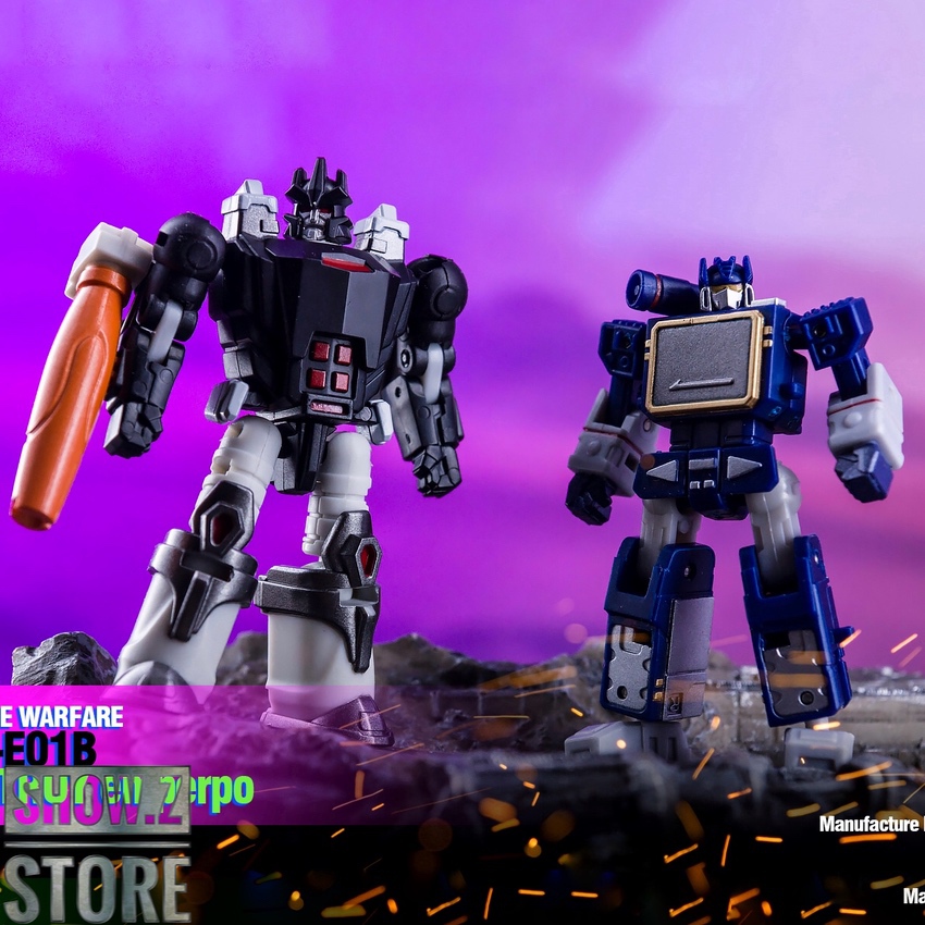 DW-E01B Galvatron black robot with artillery cannon mode DW-E01B Galvatron black robot with artillery cannon mode