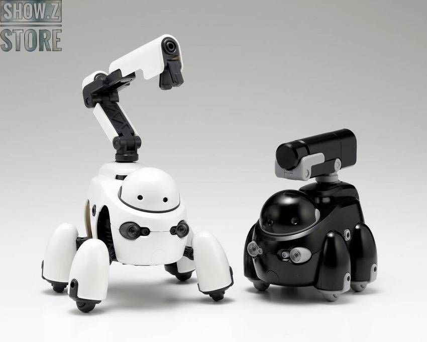 White humanoid articulated figure from rear position angle White humanoid articulated figure from rear position angle