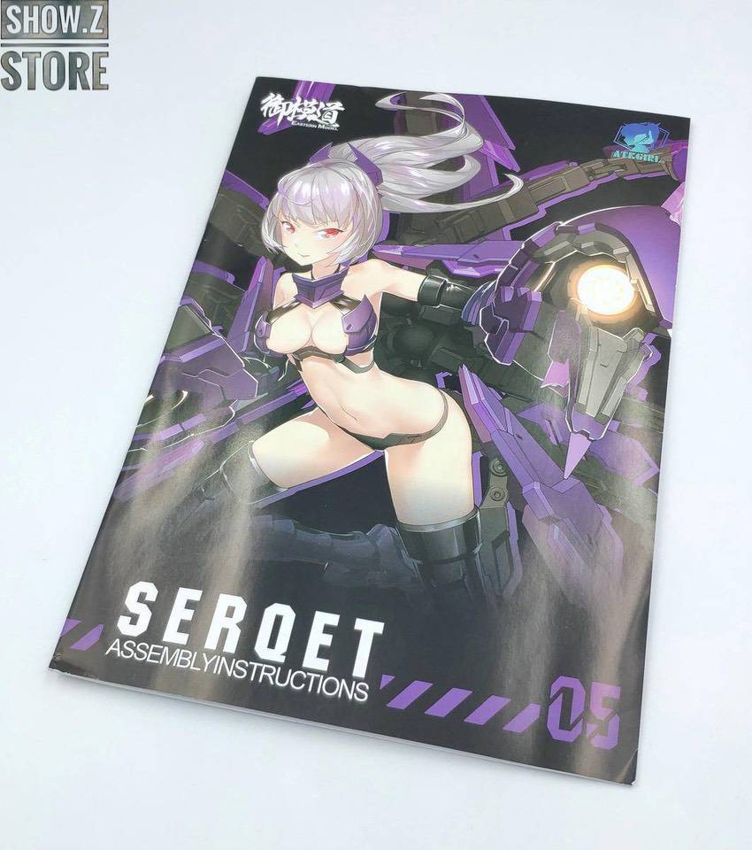Eastern Model Serqet ATK Girl with purple and white armor assembly instruction Eastern Model Serqet ATK Girl with purple and white armor assembly instruction