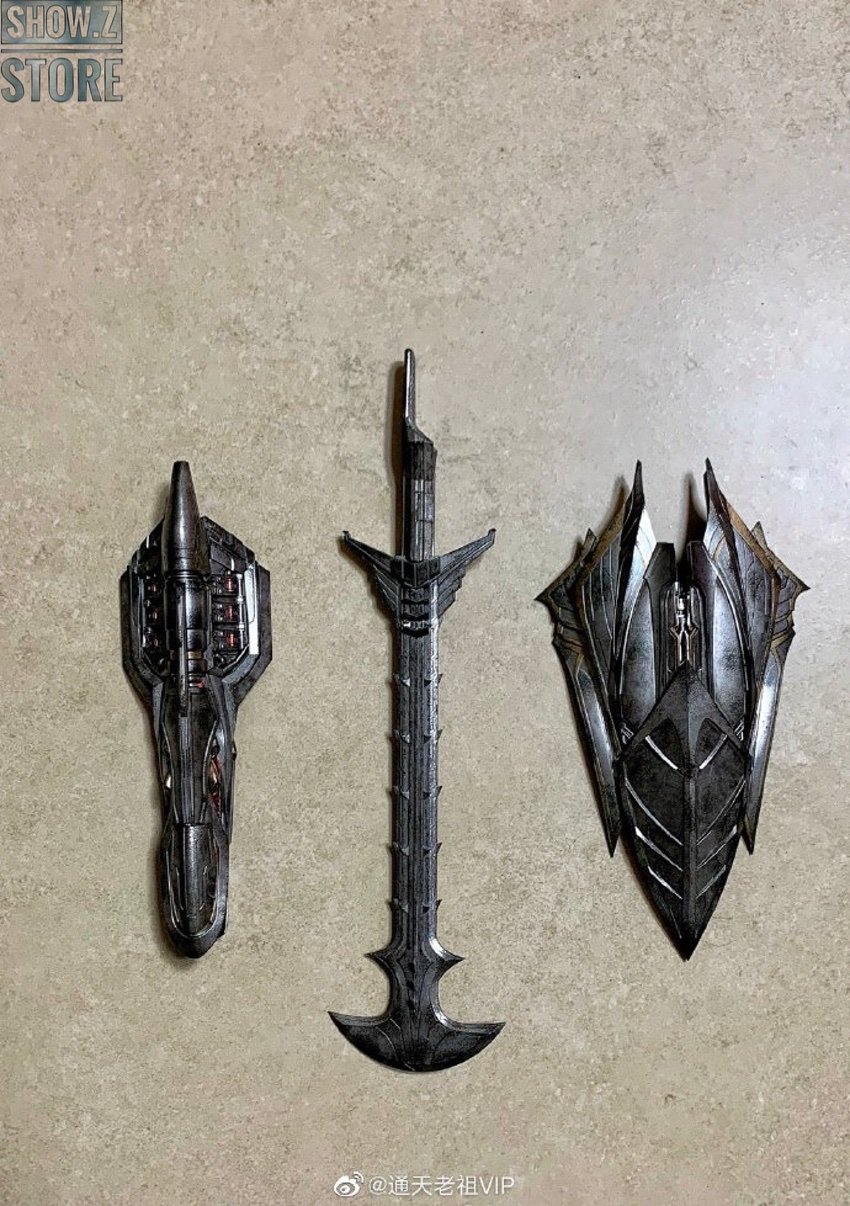 Premium Megatron model displaying full articulation capabilities Premium Megatron model displaying full articulation capabilities