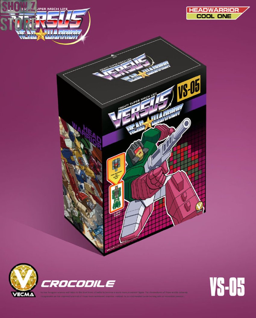 VECMA VS-05 Crocodile Skullcrusher green transformer robot VECMA VS-05 Crocodile Skullcrusher green transformer robot