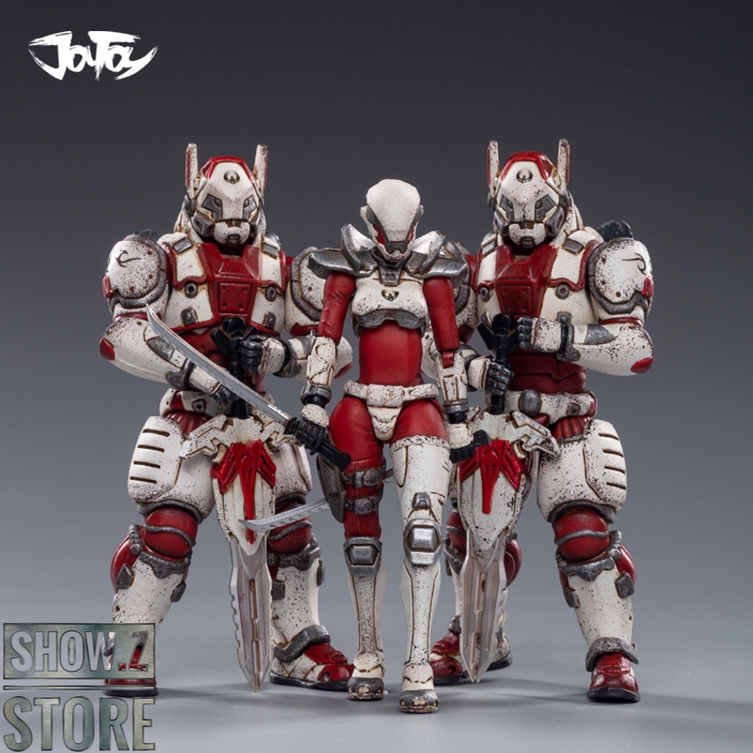 Saluk White Flame Legion three figures in formation Saluk White Flame Legion three figures in formation