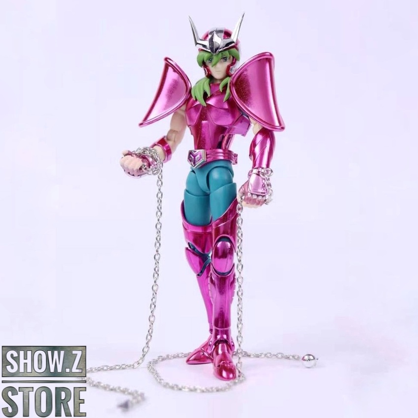 Andromeda Shun front magenta armor pose Andromeda Shun front magenta armor pose