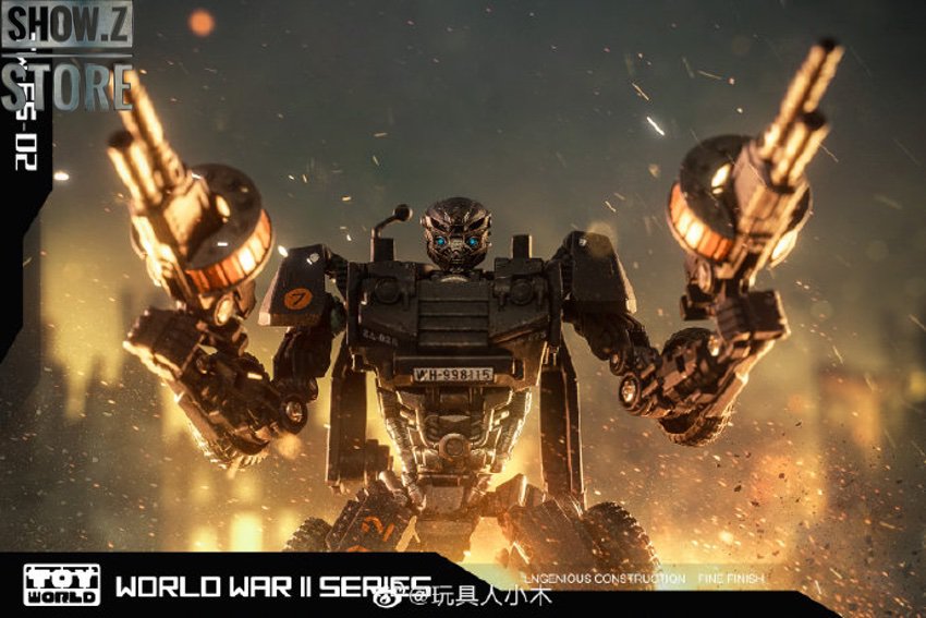 Hot Rod robot engulfed in explosive golden flames and sparks Hot Rod robot engulfed in explosive golden flames and sparks