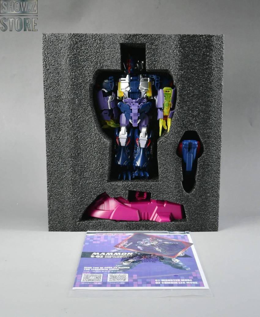 Detailed TFC Mammon robot showing transformation capabilities Detailed TFC Mammon robot showing transformation capabilities