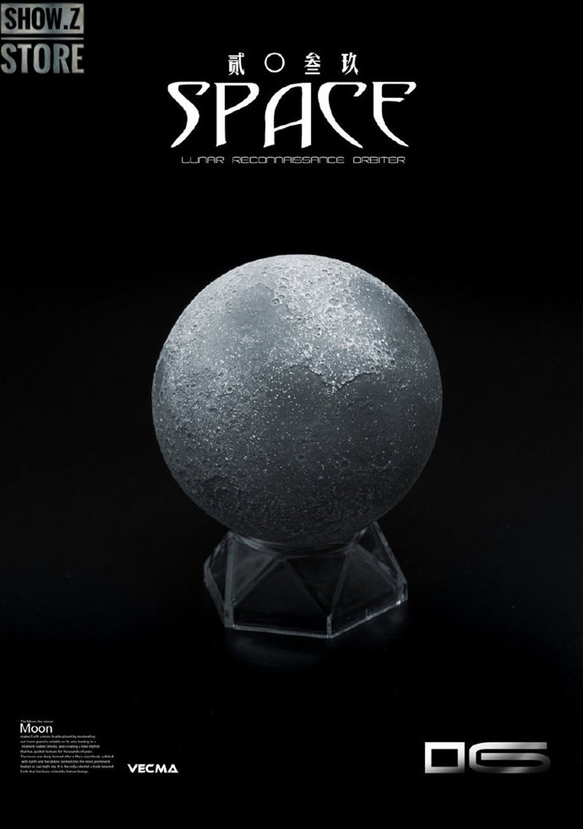 SPACE Lunar reconnaissance orbiter with detailed lunar surface texture SPACE Lunar reconnaissance orbiter with detailed lunar surface texture