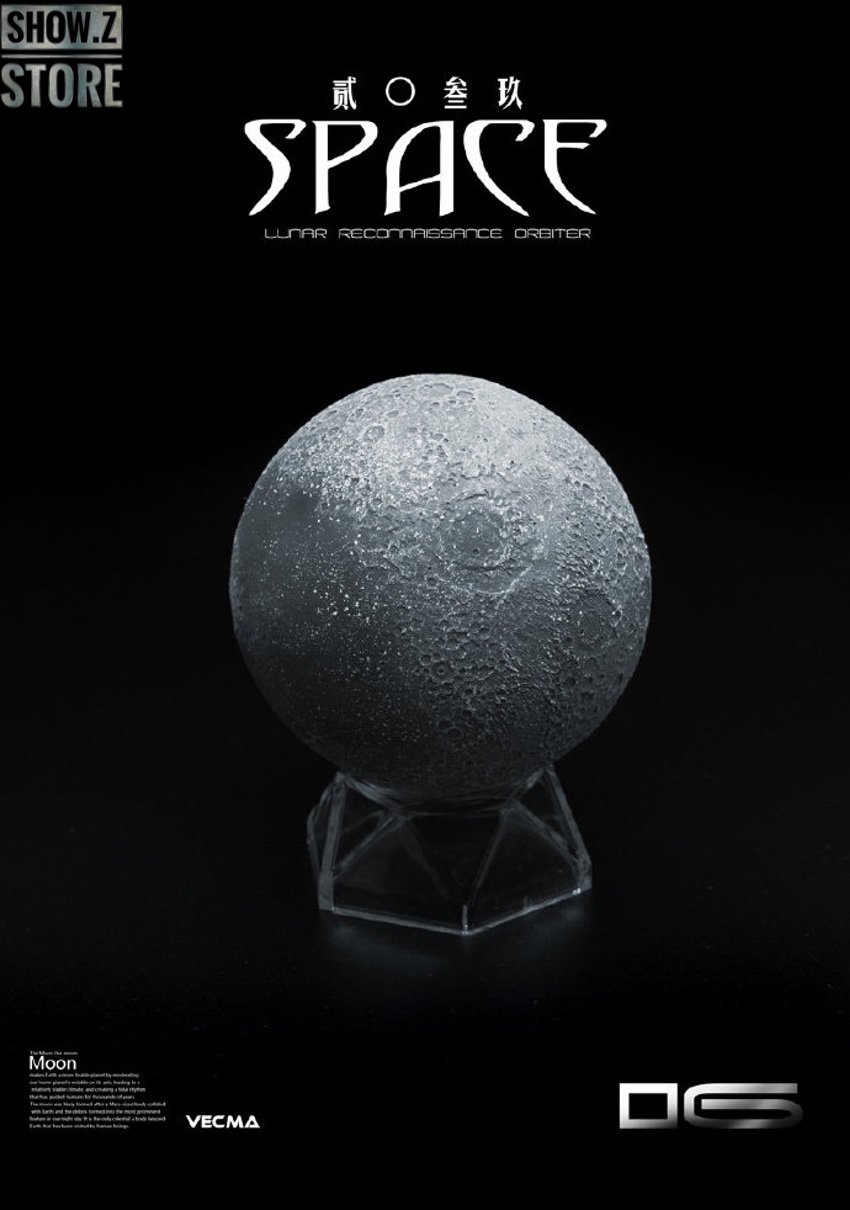 VP-06 The Lunar moon model with hexagonal base support stand VP-06 The Lunar moon model with hexagonal base support stand