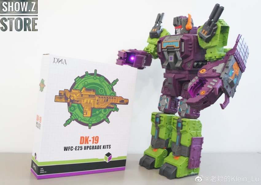 DNA Design DK-19 upgrade kit green and purple robot mode DNA Design DK-19 upgrade kit green and purple robot mode