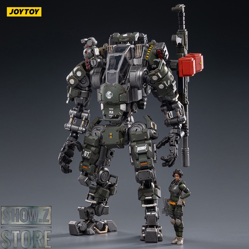 JoyToy H07 Steel Bone Firepower Mecha olive grey pilot included JoyToy H07 Steel Bone Firepower Mecha olive grey pilot included