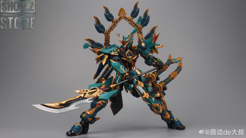 Azure Dragon multiple fighting pose demonstration showcase Azure Dragon multiple fighting pose demonstration showcase