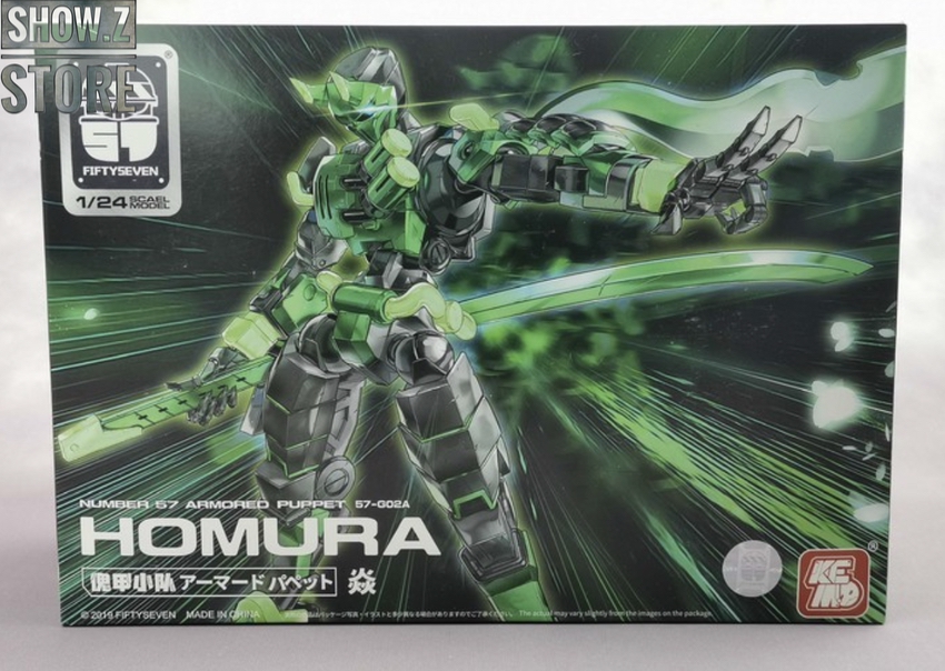 Green Oni Flame model in action pose Green Oni Flame model in action pose