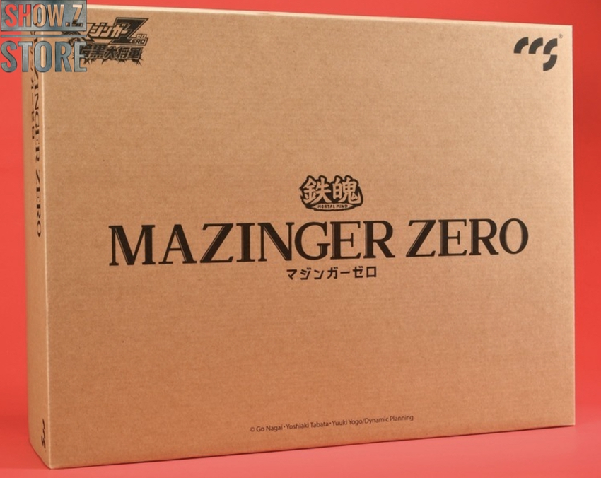 Mazinger Zero robot with red chest plate glowing Mazinger Zero robot with red chest plate glowing