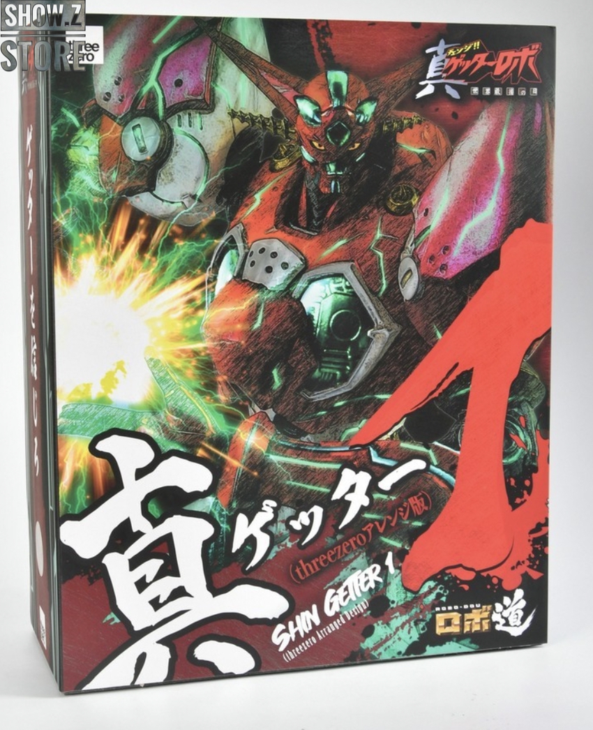 Threezero Shin Getter 1 Anime red white purple wings dynamic Threezero Shin Getter 1 Anime red white purple wings dynamic