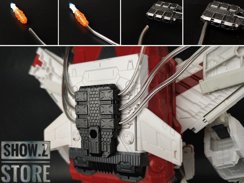 Missiles installed on WFC-S28 Jetfire figure Missiles installed on WFC-S28 Jetfire figure
