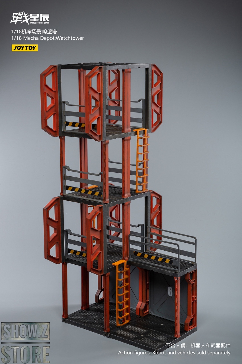 Multi-level observation tower modular piece Multi-level observation tower modular piece