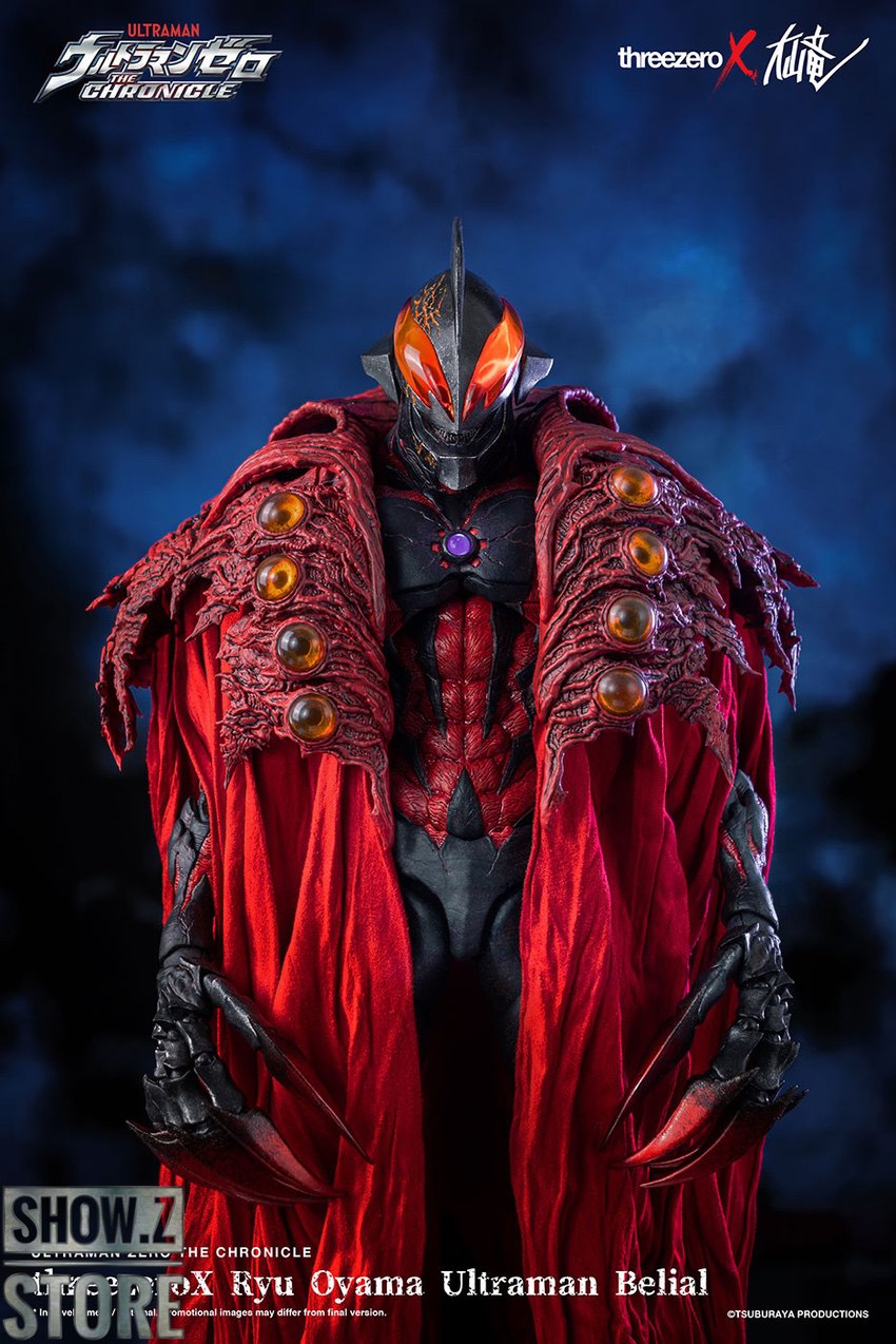 Red caped armored character with interchangeable parts Red caped armored character with interchangeable parts