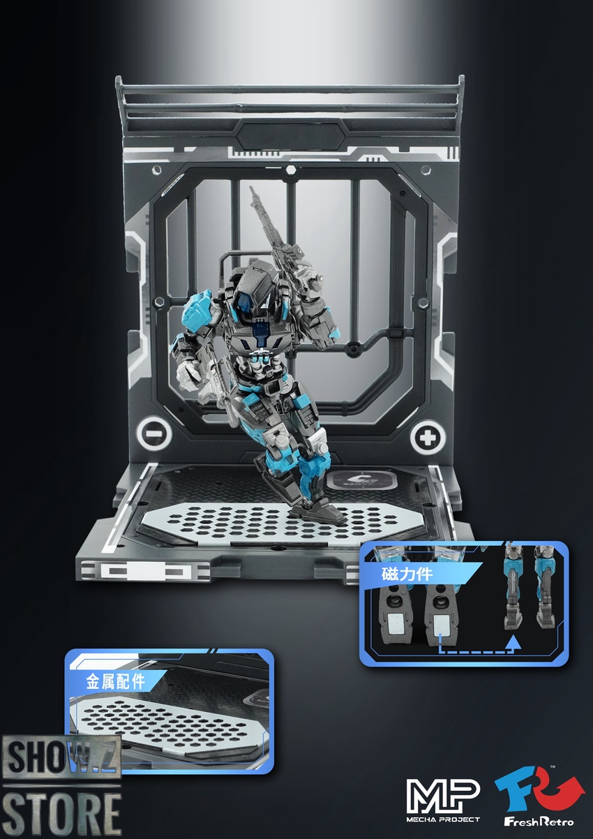 Military mecha with armor accessories Military mecha with armor accessories