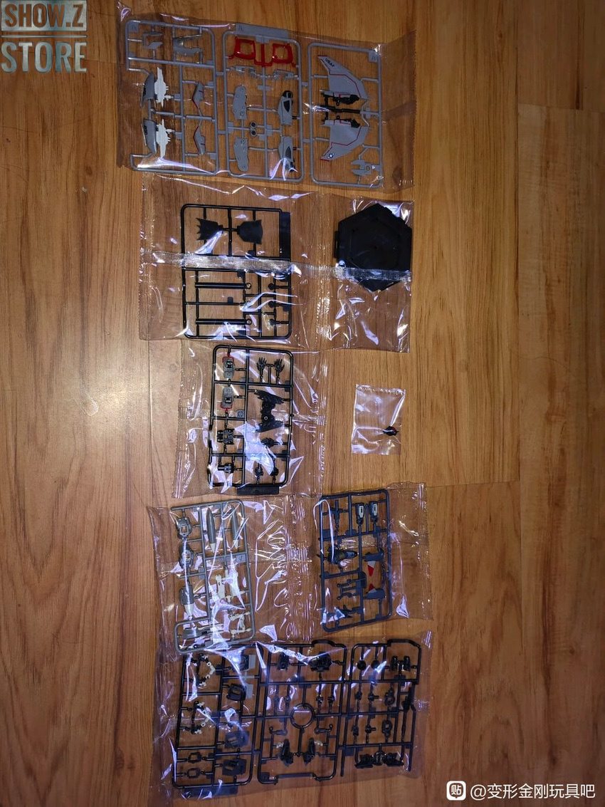 Trumpeter Blitzwing model kit sprues and component details Trumpeter Blitzwing model kit sprues and component details