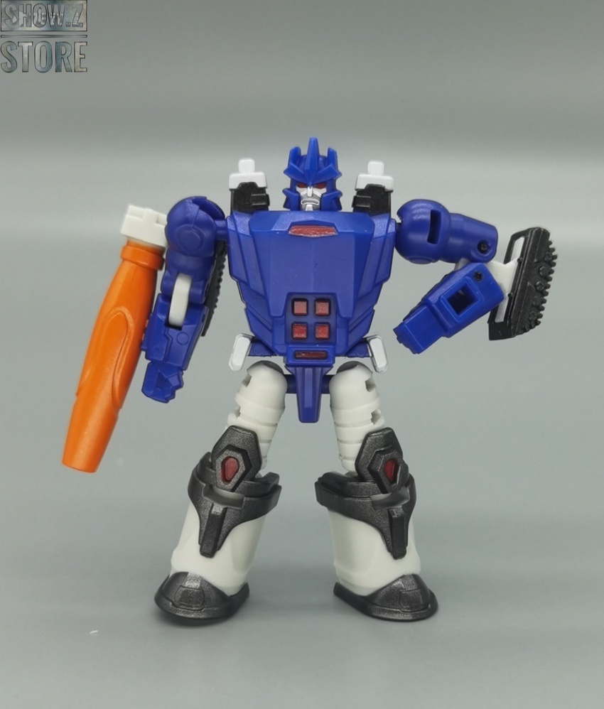 Dr.Wu Galvatron Soundblaster set red blue duo figures standing Dr.Wu Galvatron Soundblaster set red blue duo figures standing