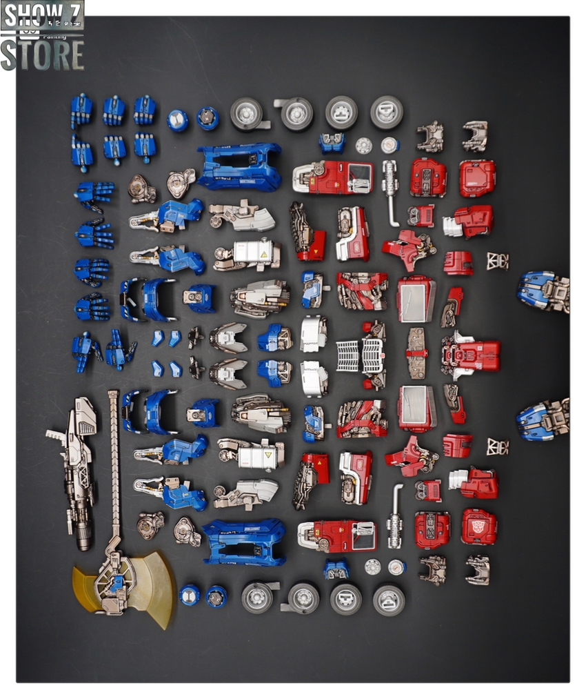 Optimus Prime CR-05 parts breakdown shot Optimus Prime CR-05 parts breakdown shot