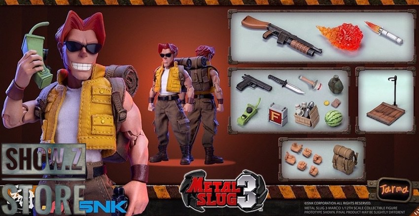 Metal Slug Tarma with weapons detail Metal Slug Tarma with weapons detail