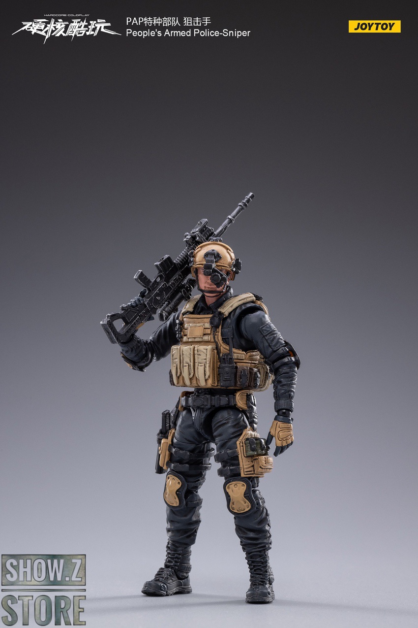 JoyToy Armed Police Sniper figure back view gear equipment JoyToy Armed Police Sniper figure back view gear equipment
