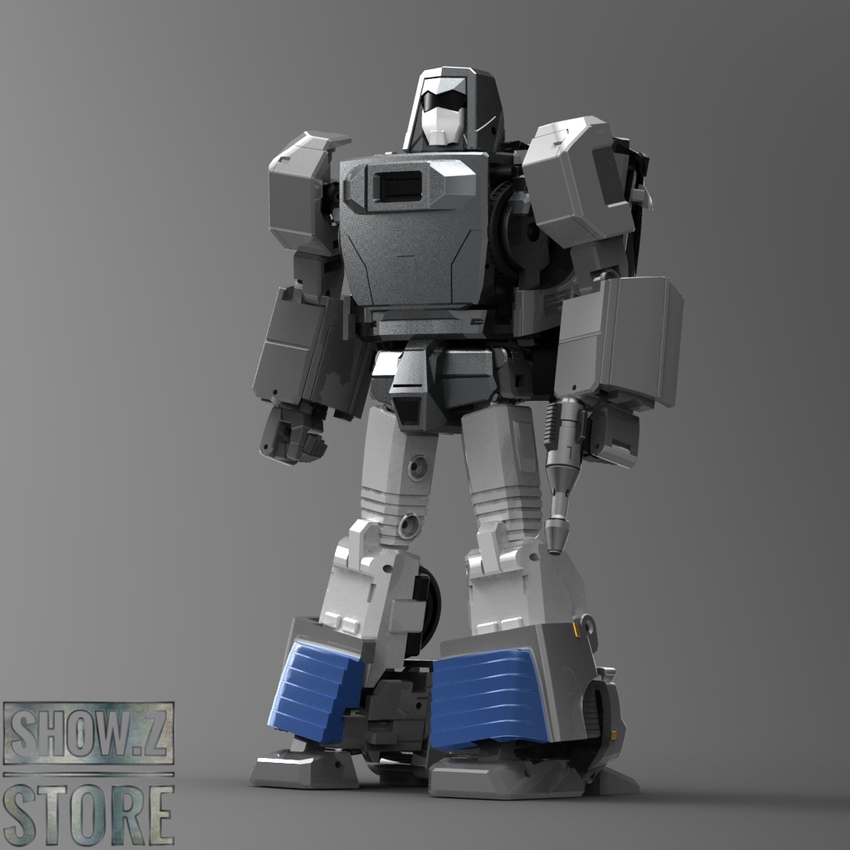 XTransbots Murrow Rook white robot detailed articulation combat stance XTransbots Murrow Rook white robot detailed articulation combat stance
