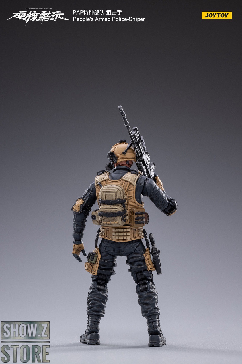 JoyToy Armed Police Sniper tan black tactical gear accessories JoyToy Armed Police Sniper tan black tactical gear accessories