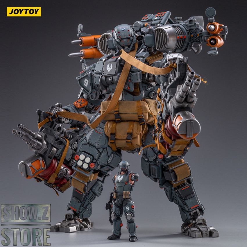 JoyToy 09th Legion Fear V Airborne mecha orange brown armor pilot JoyToy 09th Legion Fear V Airborne mecha orange brown armor pilot