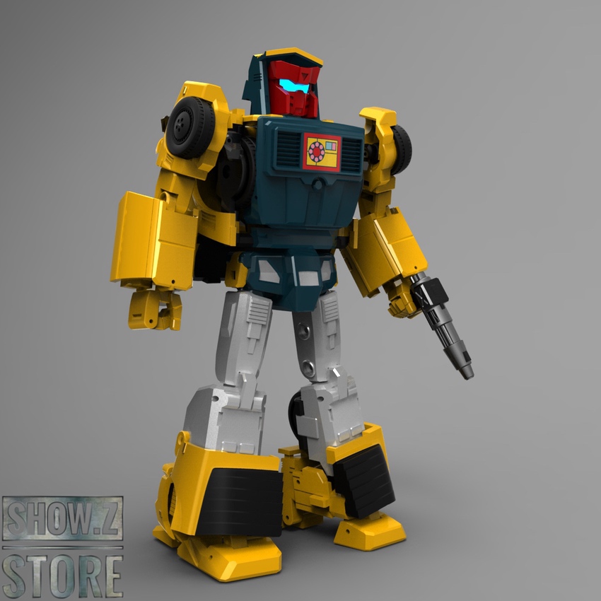 XTransbots Hatch Tailgate yellow vehicle mode with black details XTransbots Hatch Tailgate yellow vehicle mode with black details