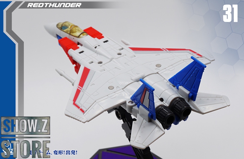 MechFansToys MF-31 Starscream aircraft form side angle view MechFansToys MF-31 Starscream aircraft form side angle view