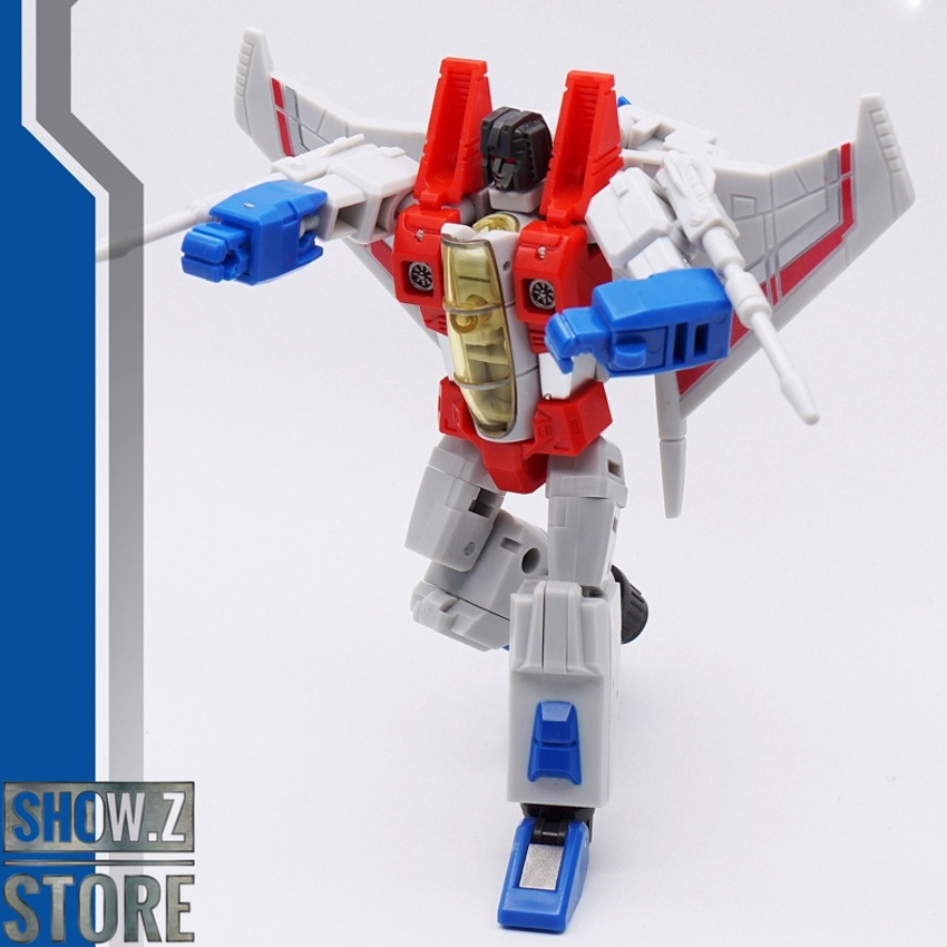 MechFansToys MF-31 RedThunder Starscream red white blue jet robot MechFansToys MF-31 RedThunder Starscream red white blue jet robot