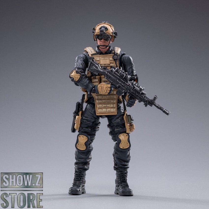 JoyToy Armed Police Rifleman tactical gear figure front standing JoyToy Armed Police Rifleman tactical gear figure front standing