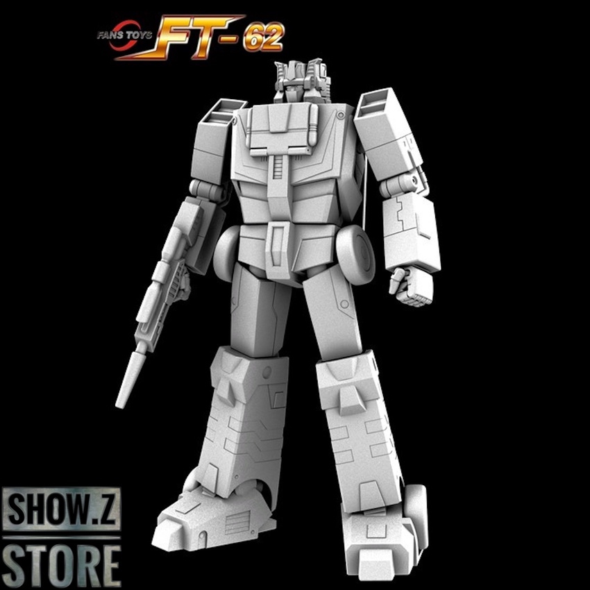 FansToys FT-62 Chromedome white gray robot standing upright full FansToys FT-62 Chromedome white gray robot standing upright full
