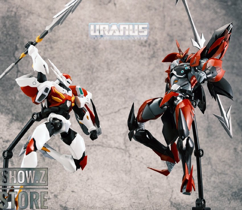 Tekkaman Evil side profile with weapon Tekkaman Evil side profile with weapon