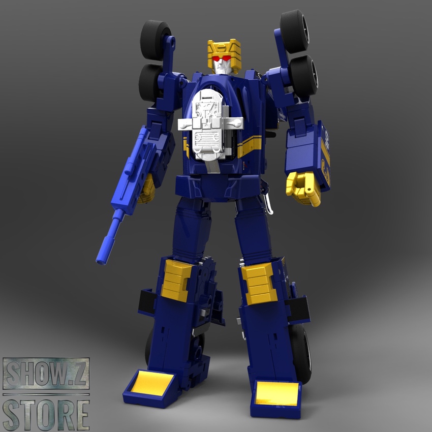 XTransbots Overheat Drag Strip racer blue gold formula car XTransbots Overheat Drag Strip racer blue gold formula car