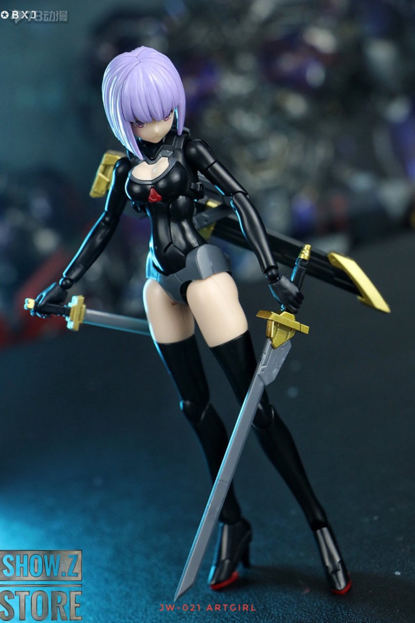 Eastern Model JW-021 dynamic stance with extended limbs accessories Eastern Model JW-021 dynamic stance with extended limbs accessories