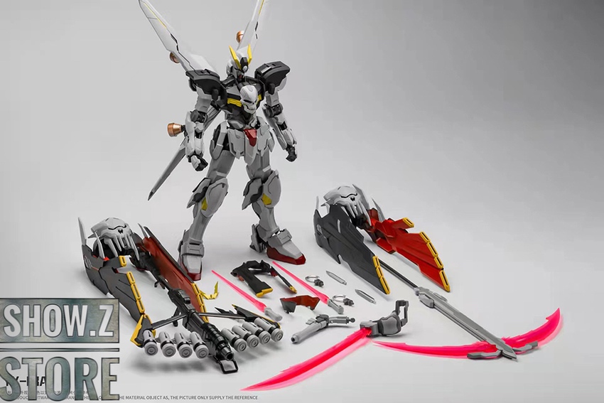 Devil Hunter YY-03A Black Flag Project X1 mobile suit with pink energy blades Devil Hunter YY-03A Black Flag Project X1 mobile suit with pink energy blades