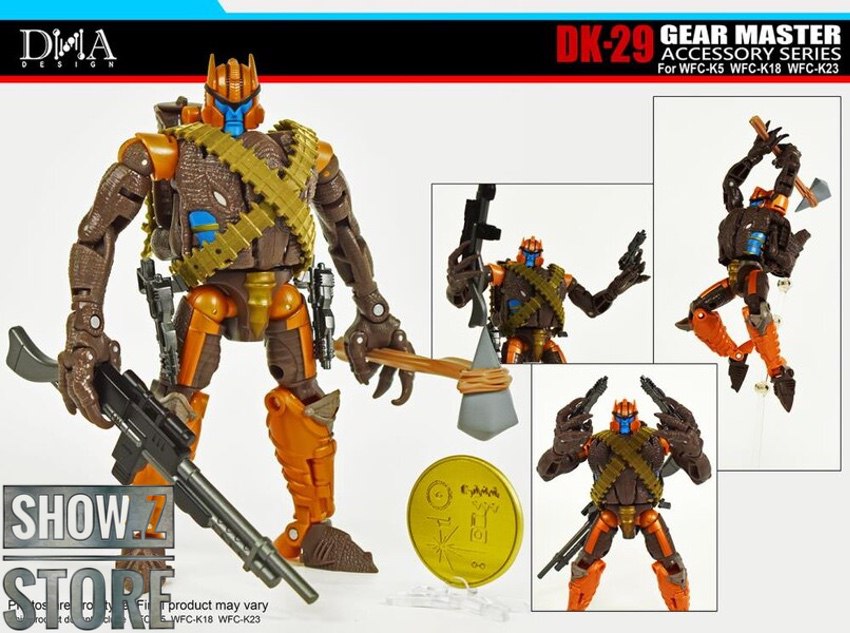 DK-29 Blackarachnia Dinobot Scorponok gear parts display DK-29 Blackarachnia Dinobot Scorponok gear parts display