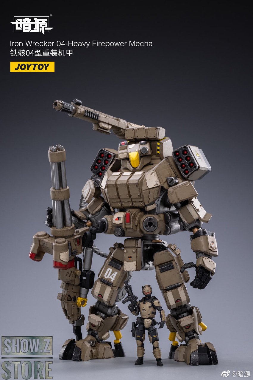 JoyToy Iron Wrecker 04 Heavy Firepower Mecha full armament JoyToy Iron Wrecker 04 Heavy Firepower Mecha full armament