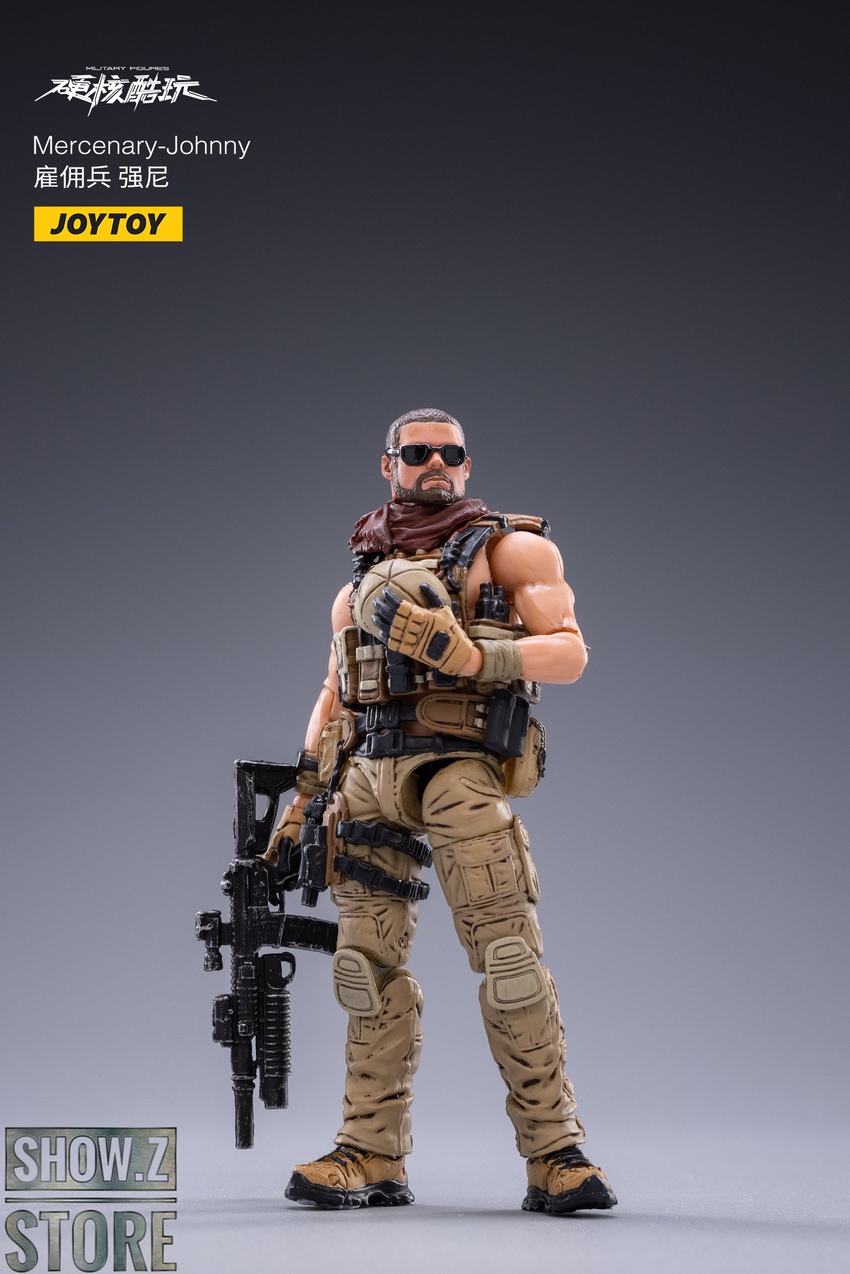JoyToy Mercenary Johnny hands flexing pose shirtless character figure JoyToy Mercenary Johnny hands flexing pose shirtless character figure