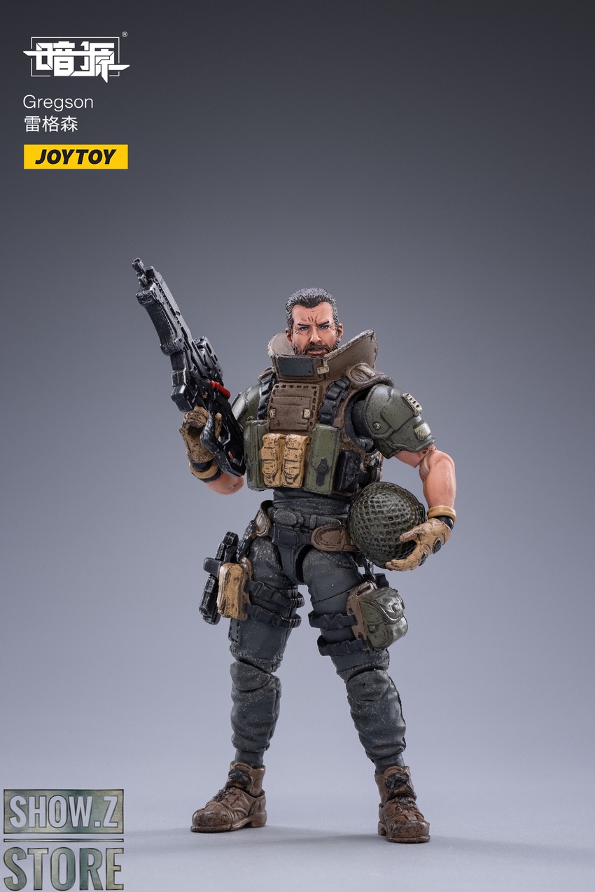 JoyToy Gregson soldier multiple action poses accessories display JoyToy Gregson soldier multiple action poses accessories display
