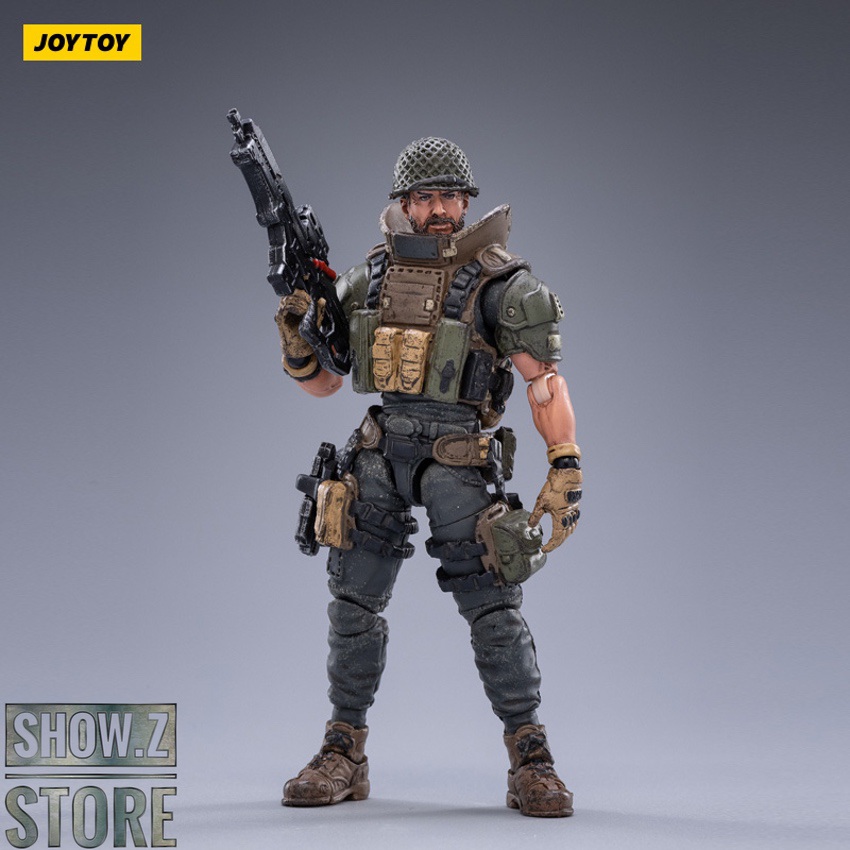 JoyToy Source 1/18 Gregson soldier rifle raised pose display JoyToy Source 1/18 Gregson soldier rifle raised pose display