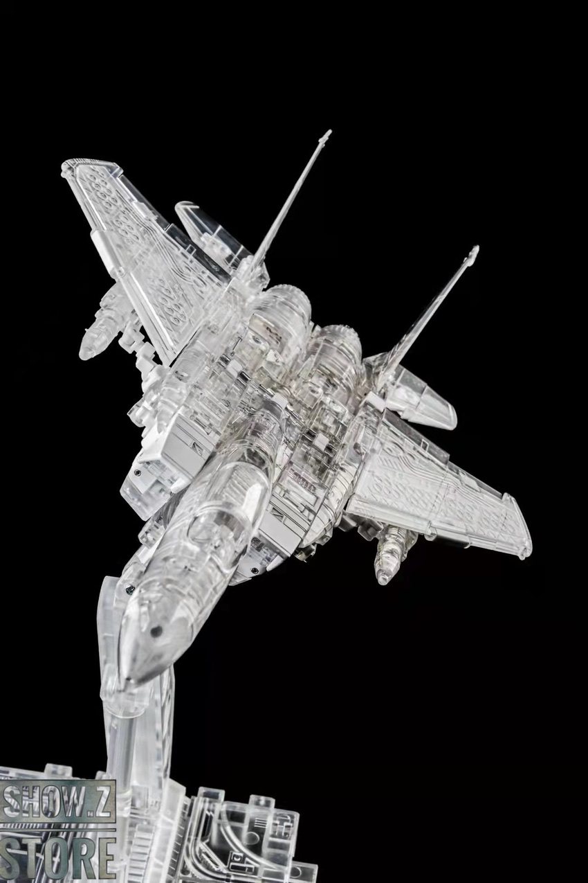 Starscream aircraft mode transparent clear parts and wings Starscream aircraft mode transparent clear parts and wings
