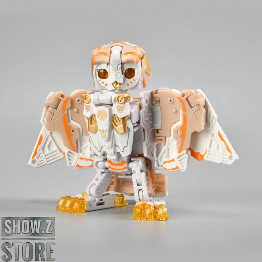 52Toys BeastBox BB-41 White Noise robot owl form front 52Toys BeastBox BB-41 White Noise robot owl form front