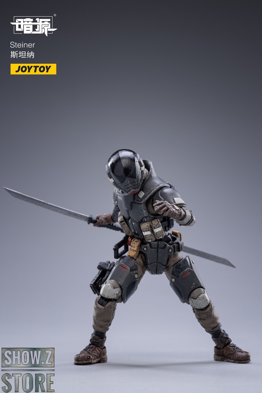 JoyToy Steiner soldier dual sword wielding battle position JoyToy Steiner soldier dual sword wielding battle position